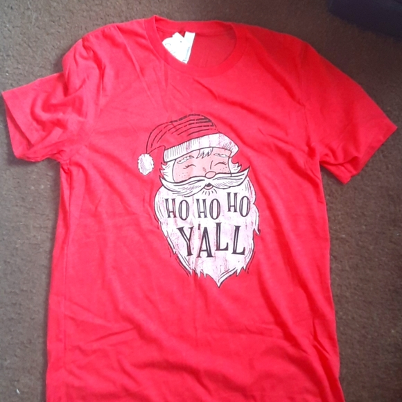 Tops - #63 New Santa Crew Neck Short Sleeve T-shirt